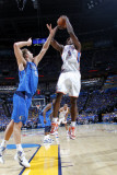 Dallas Mavericks v Oklahoma City Thunder - Game Three  Oklahoma City  OK - MAY 21: Serge Ibaka and 