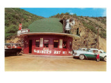 Hat-Shaped Miner's Hat Drive-In  Roadside Retro
