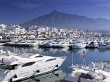Yachts in Harbour  Puerto Banus  Marbella  Andalucia  Spain