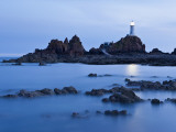Corbiere Lighthouse at Dusk  Jersey  Channel Islands  UK
