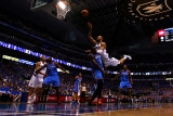 Oklahoma City Thunder v Dallas Mavericks - Game Five  Dallas  TX - MAY 25: Tyson Chandler and Kendr