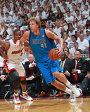 Dallas Mavericks v Miami Heat - Game One  Miami  FL - MAY 31: Dirk Nowitzki and Chris Bosh