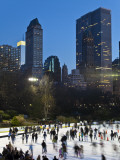 USA  New York City  Manhattan  Wollman Ice Rink in Central Park
