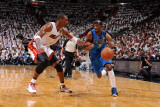 Dallas Mavericks v Miami Heat - Game One  Miami  FL - MAY 31: Jason Terry and Chris Bosh