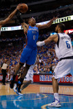 Oklahoma City Thunder v Dallas Mavericks - Game Five  Dallas  TX - MAY 25: Russell Westbrook  Shawn