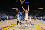 Dallas Mavericks v Oklahoma City Thunder - Game Three  Oklahoma City  OK - MAY 21: Jason Terry and 