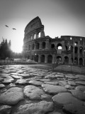 Colosseum and Via Sacra  Rome  Italy
