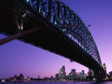 Sydney Harbour Bridge at Dusk   Sydney  New South Wales  Australia