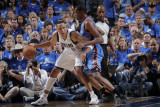 Oklahoma City Thunder v Dallas Mavericks - Game Five  Dallas  TX - MAY 25: Shawn Marion and Kevin D