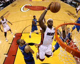 Dallas Mavericks v Miami Heat - Game One  Miami  FL - MAY 31: LeBron James and Tyson Chandler