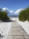 Boardwalk Leading to Beach  Liepaja  Latvia