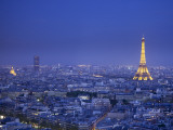 Eiffel Tower and Skyline of Paris  France
