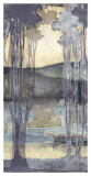 Embellished Nouveau Landscape I