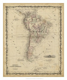 Johnson's Map of South America