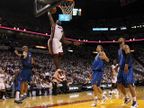 Dallas Mavericks v Miami Heat - Game Two  Miami  FL - JUNE 02: LeBron James and Dirk Nowitzki