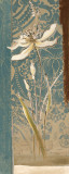 Fancy Floral on Blue II