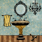 Zebra Bath I