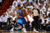 Dallas Mavericks v Miami Heat - Game Two  Miami  FL - JUNE 2: Dwyane Wade and DeShawn Stevenson