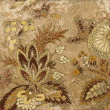 European Floral on Beige I