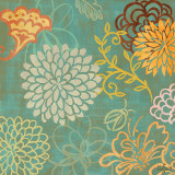Floral Soiree I (Green)