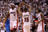 Dallas Mavericks v Miami Heat - Game One  Miami  FL - MAY 31: LeBron James and Mario Chalmers