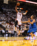 Dallas Mavericks v Miami Heat - Game Two  Miami  FL - JUNE 2: Dwyane Wade and Dirk Nowitzki