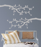Grey Cherry Blossom Branch