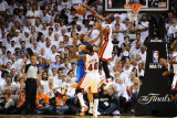 Dallas Mavericks v Miami Heat - Game Two  Miami  FL - JUNE 2: Dwyane Wade and Dirk Nowitzki