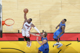 Dallas Mavericks v Miami Heat - Game Two  Miami  FL - JUNE 02: Dwyane Wade and Dirk Nowitzki