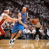 Dallas Mavericks v Miami Heat - Game Two  Miami  FL - JUNE 02: Jason Kidd and Mike Bibby