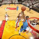 Dallas Mavericks v Miami Heat - Game One  Miami  FL - MAY 31: Jason Terry and LeBron James