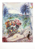 Nude with Flowers
