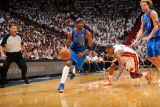 Dallas Mavericks v Miami Heat - Game One  Miami  FL - MAY 31: Jason Terry and Mario Chalmers