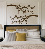 Brown Branch With Leaves