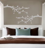 Grey Branch With Birds