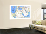 Middle East Map 1978