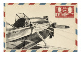 Small Vintage Airmail I