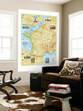 Travelers Map Of France Map 1971 Side 1