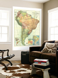 South America Map 1921