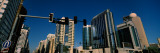 Traffic Light with Skyscrapers in the Background  Sheikh Rashid Bin Saeed Al Maktoum Street