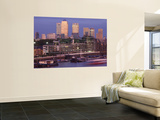 England  London  Docklands  Canary Wharf Skyline