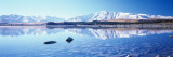 Mountain Range at the Lakeside  Two Thumb Range  Lake Tekapo  Mackenzie Basin  South Island