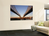 USA  Louisiana  New Orleans  Greater New Orleans Bridge and Mississippi River