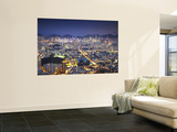 City Skyline of Kowloon and Hong Kong Island from Lion Rock  Hong Kong  China