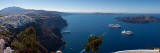 Cruise Ships in the Sea  Fira  Santorini  Cyclades Islands  Greece