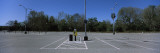 Empty Parking Lot  Downtown San Jose  San Jose  Santa Clara County  California  USA