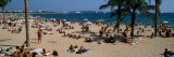 Tourists on the Beach  Plage De La Croisette  Cannes  Alpes-Maritimes