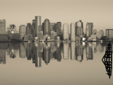 Reflection of Buildings in Water  Boston  Massachusetts  USA