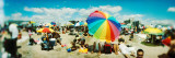 Tourists on the Beach  Coney Island  Brooklyn  New York City  New York State  USA