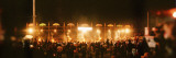 People Praying on the Ghat  Ganges River  Varanasi  Uttar Pradesh  India